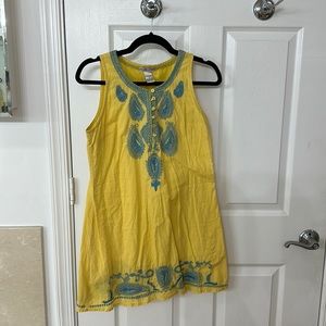 Cute options small yellow blue dress